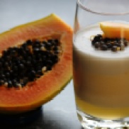 Papaya-Kokos-Creme mit Joghurt