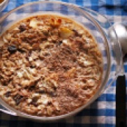 Baked Oatmeal mit Obst